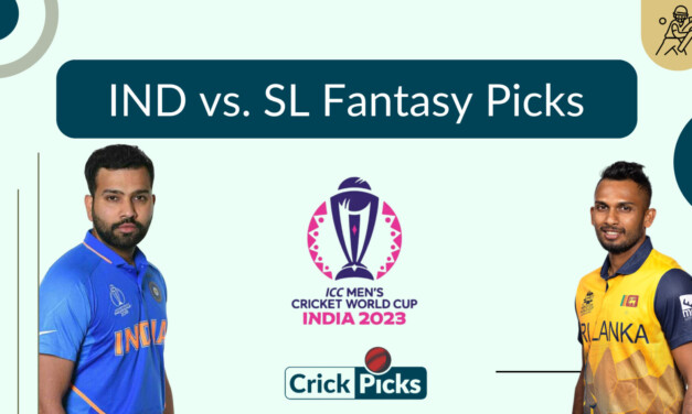 India Vs. Sri Lanka Fantasy Picks For ICC World Cup 2023 Game