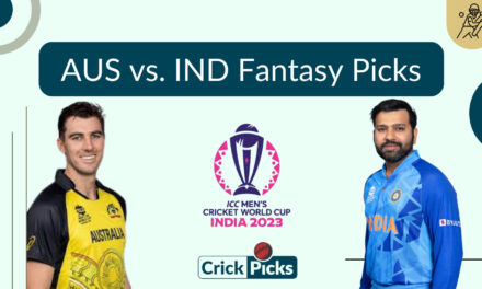 FANTASY PICKS FOR  INDIA vs. AUSTRALIA  MATCH